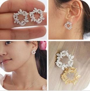 Flower earrings